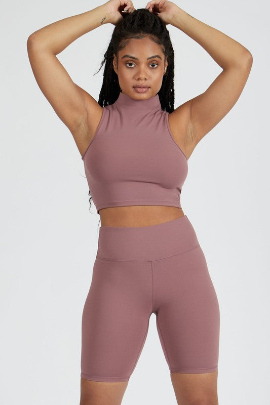 High Neck Cut Off Tank | Available in 5 Colors
